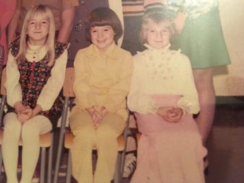 An early adopter of the pantsuit.